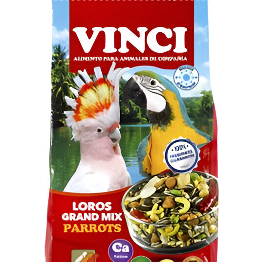 Mélange Vinci Loros Grand Mix Parrots – Aliment Complet pour Perroquets (700g)