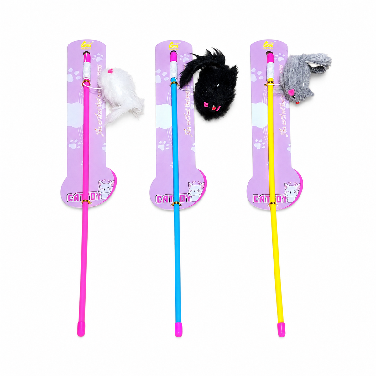 Baguette Interactive avec Souris Suspendue pour Chat