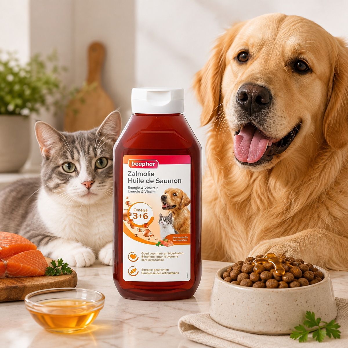 Beaphar Huile de Saumon pour Chien et Chat (430 ml)