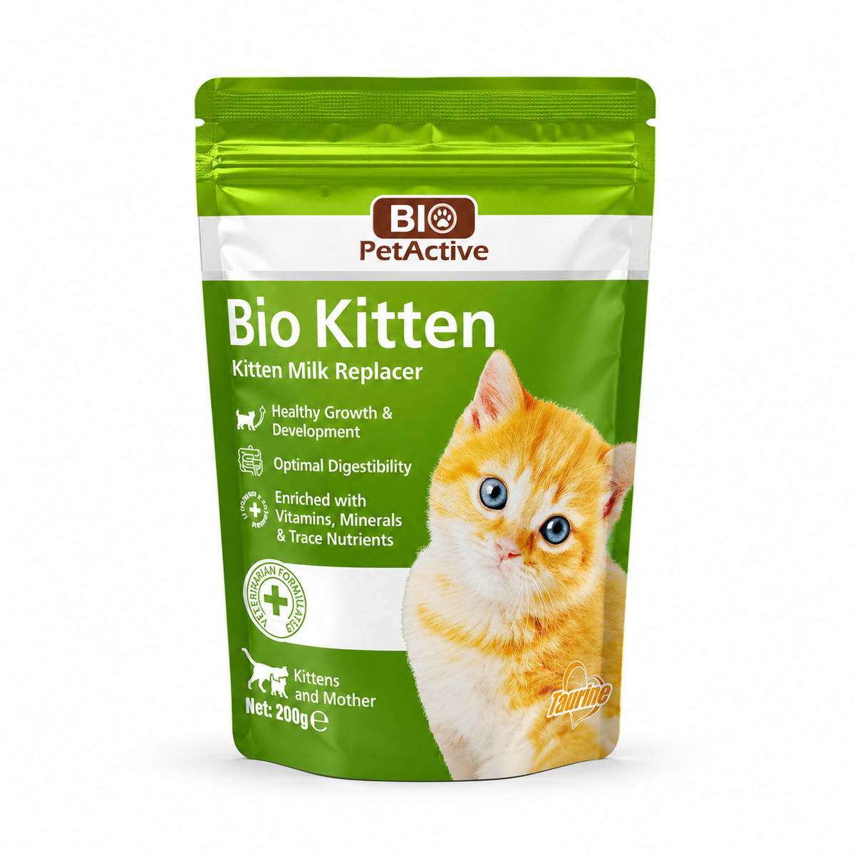 Bio PetActive Bio Kitten – Lait de Remplacement pour Chatons et Mères Allaitantes