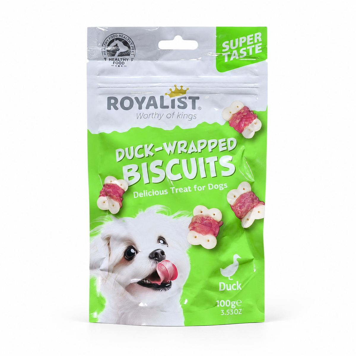 Biscuits Entourés de Canard Royalist - Friandises pour Chien