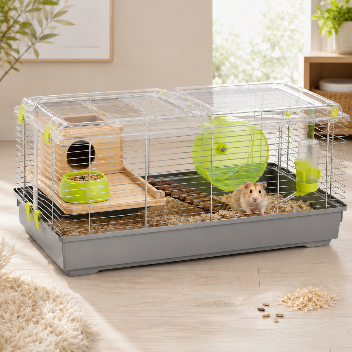Cages pour Rongeurs Leopet – Gammes Spinky & Trudy (3 Modèles au Choix)