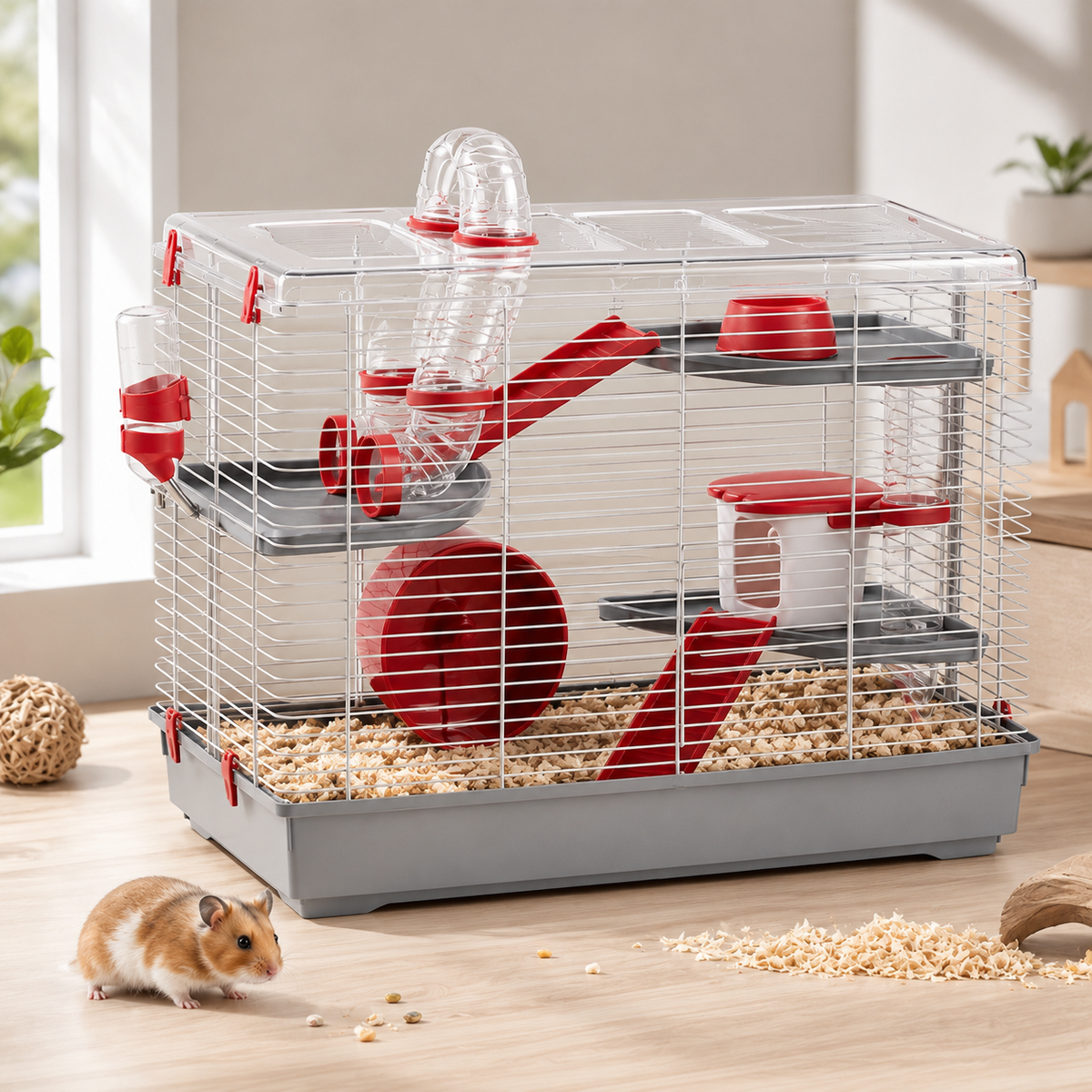 Cages pour Rongeurs Leopet – Gammes Spinky & Trudy (3 Modèles au Choix)