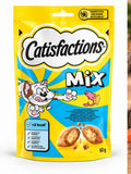 Catisfactions Mix – Friandises Craquantes au Saumon et Fromage pour Chat