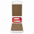 Griffoir d'Angle & Support Multijeux pour Chat avec Circuit de Balles