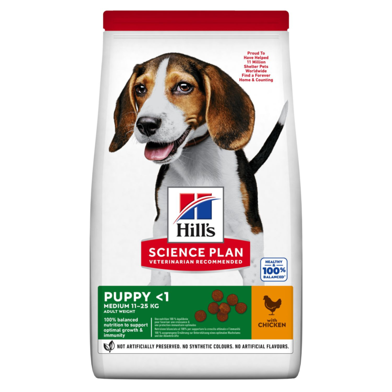 Croquettes Hill’s Science Plan Chiot de Race Moyenne au Poulet