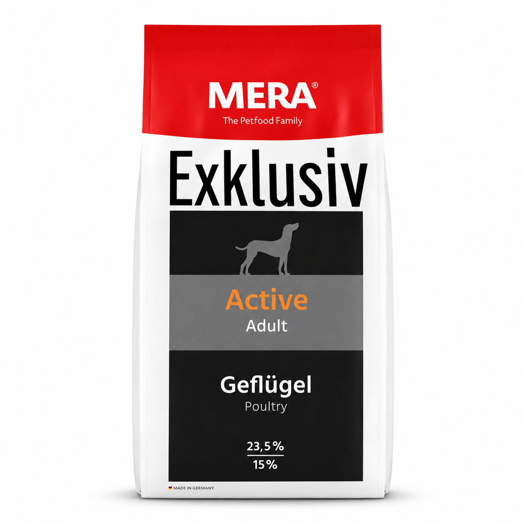 Croquettes MERA Exklusiv Active Adult Volaille (15kg)