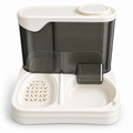Distributeur 2-en-1 Croquettes & Eau – Station Repas pour Chat et Chien