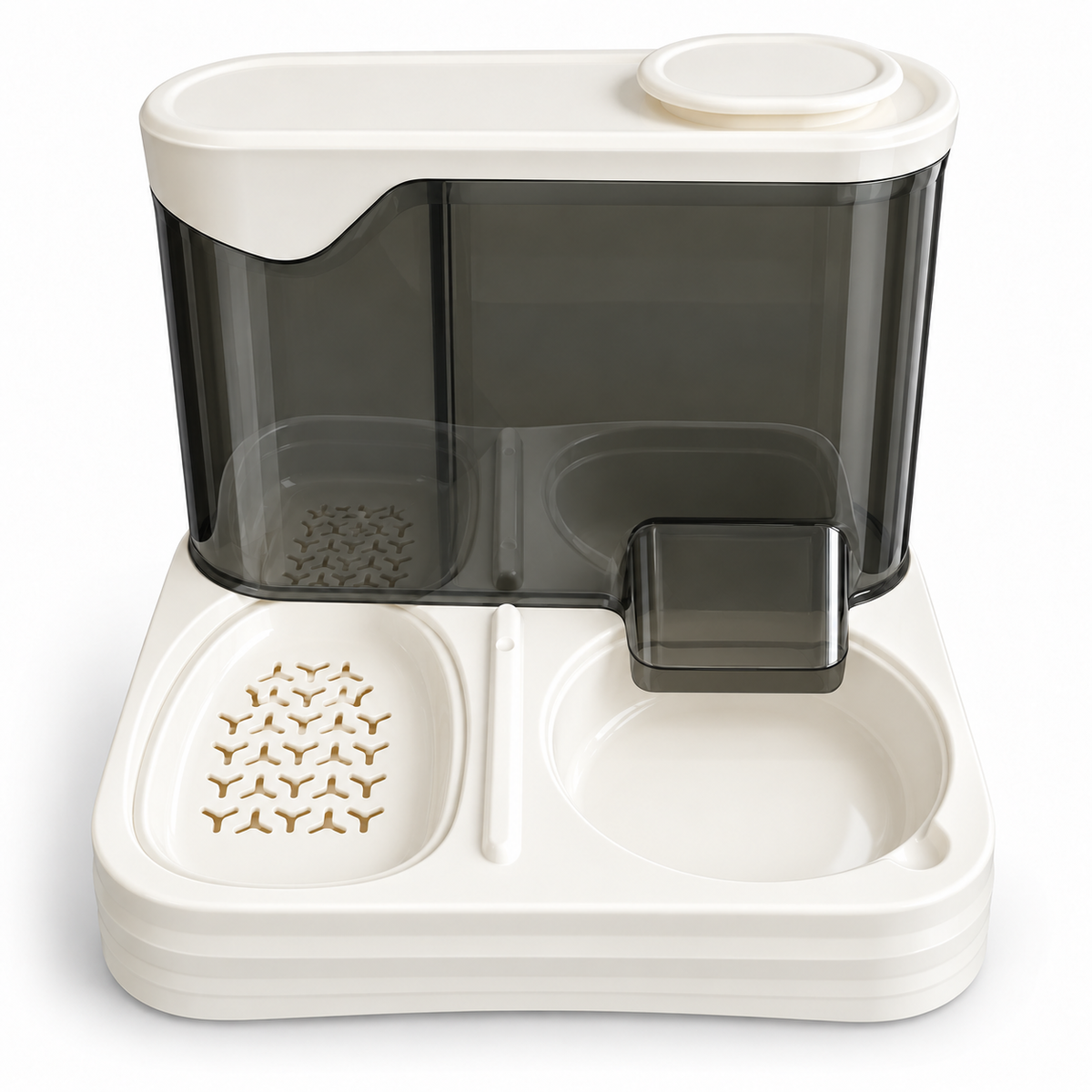 Distributeur 2-en-1 Croquettes & Eau – Station Repas pour Chat et Chien