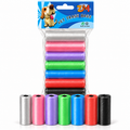 Sacs à Déchets pour Chiens et Chats – Lot de 7 Rouleaux Multicolores