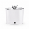 Fontaine à Eau pour Chat et Chien Automatique – Distributeur d'Eau Électrique Silencieux avec Double Flux Jet et Source