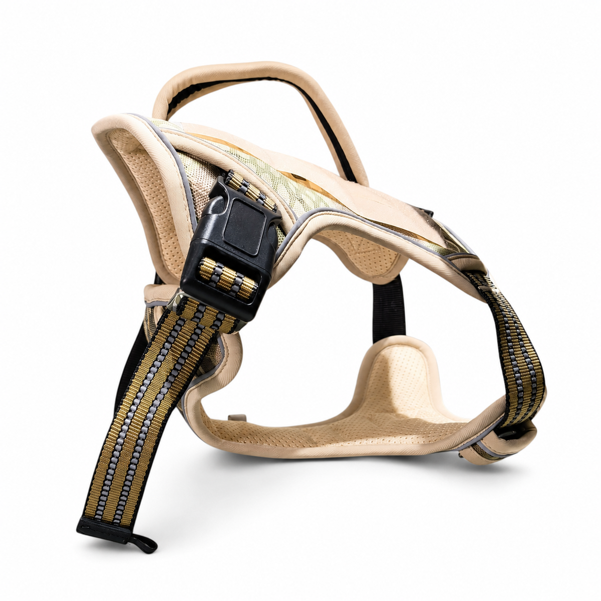 Harnais Anti-Traction Respirant pour Chien – Gilet Rembourré Réfléchissant et Réglable