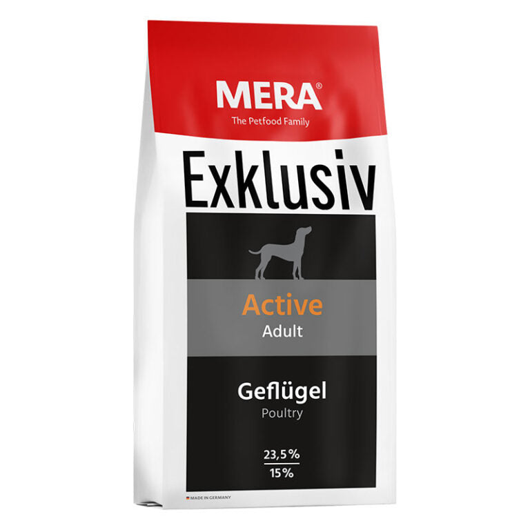 Croquettes MERA Exklusiv Active Adult Volaille (15kg)