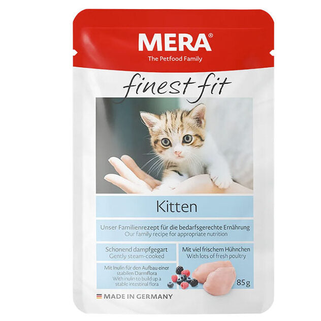 Mera Finest Fit كيس طعام للقطط الصغيرة 85 غرام