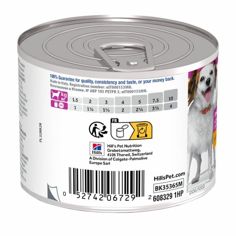 Mousse Hill’s Science Plan Chien Adulte Small & Mini au Poulet (200g)