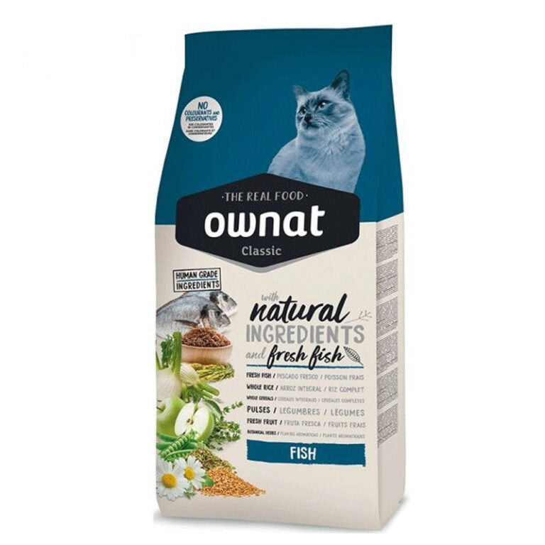 Ownat Classic Fish Croquettes au Poisson pour Chat (1.5 kg / 4 kg)