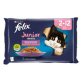Purina Felix Junior تشكيلة فانتاستيك المفضلة بجيلي لهريرة (4 × 85 جم)