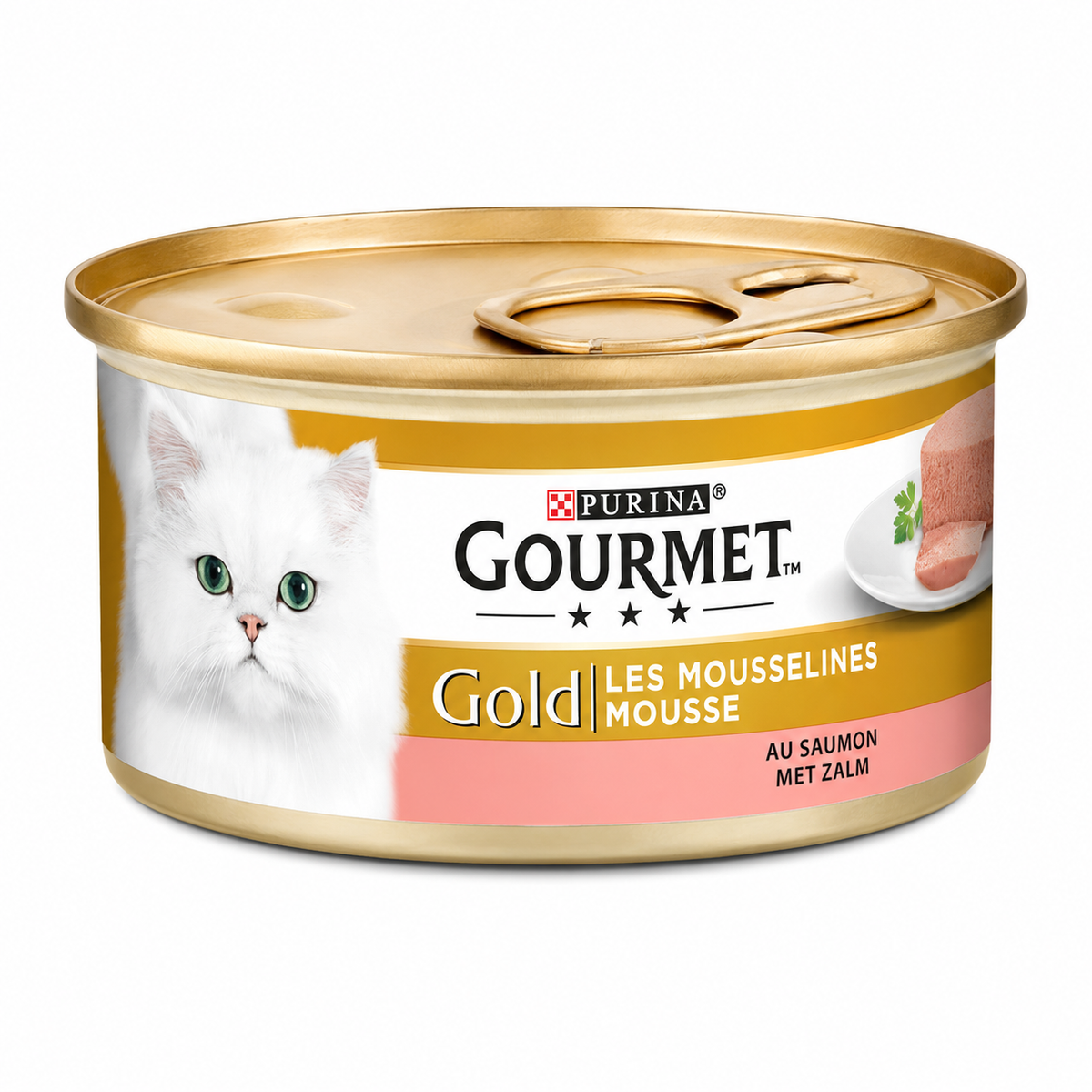 Purina Gourmet Gold Les Mousselines au Saumon pour Chat (85 g)
