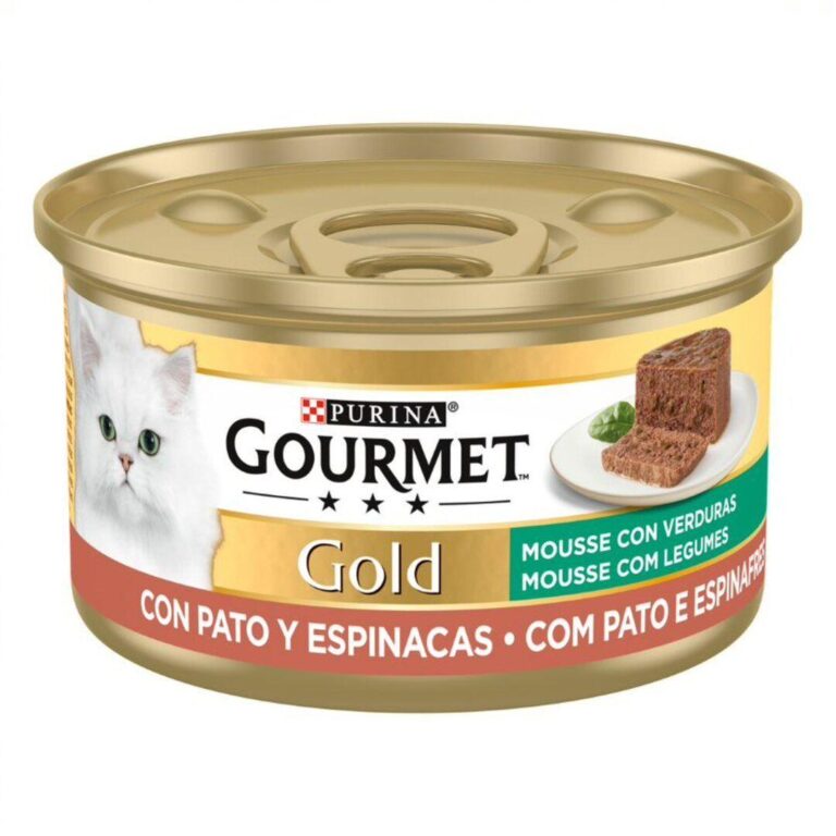 Purina Gourmet Gold Mousse Canard & Épinards pour Chat (85 g)