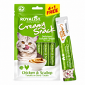 Royalist Creamy Snack pour Chat – Poulet & Noix de St-Jacques (Chicken & Scallop)