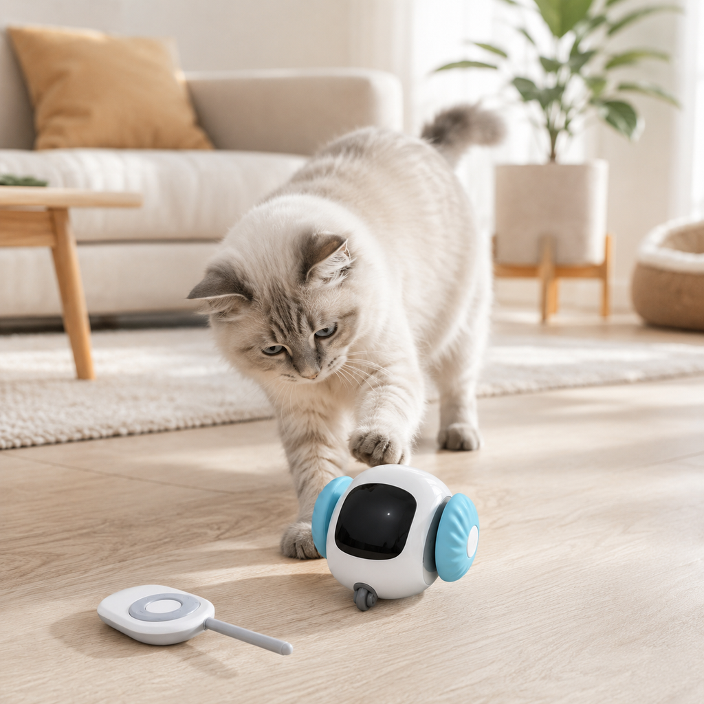 Voiture intelligente interactive pour animaux