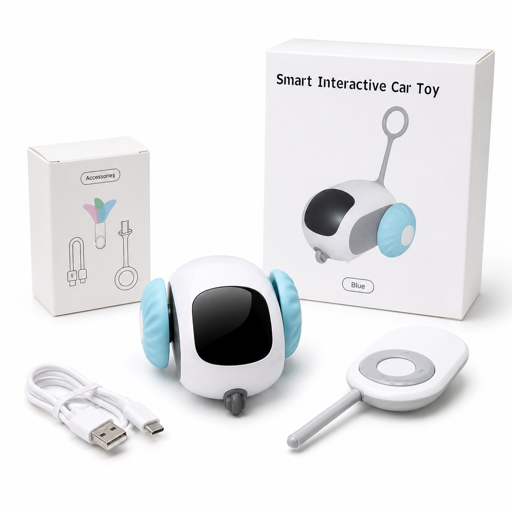 Voiture intelligente interactive pour animaux