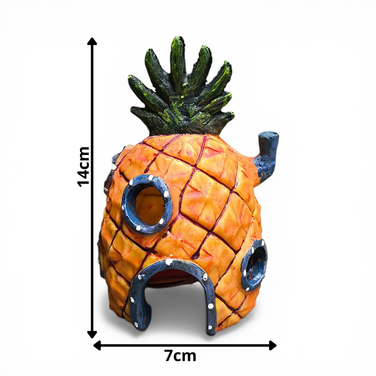 Décoration Aquarium Maison Ananas – Compatible avec Figurines SpongeBob
