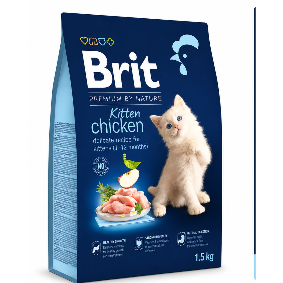 Brit Premium by Nature Kitten Chicken كروكيت بالدجاج للقطط الصغيرة (1.5 كجم / 8 كجم)