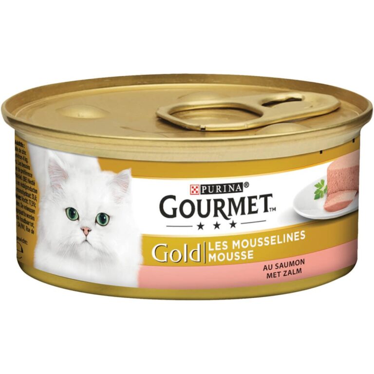 Purina Gourmet Gold Les Mousselines au Saumon pour Chat (85 g)