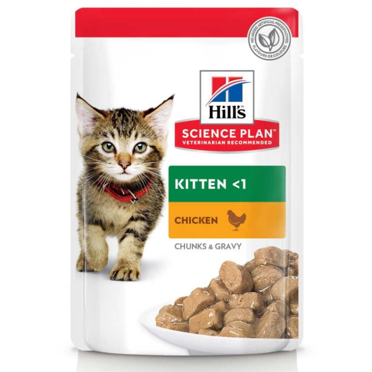 Hill’s Science Plan Sachet Pâtée pour Chaton au Poulet (85 g)