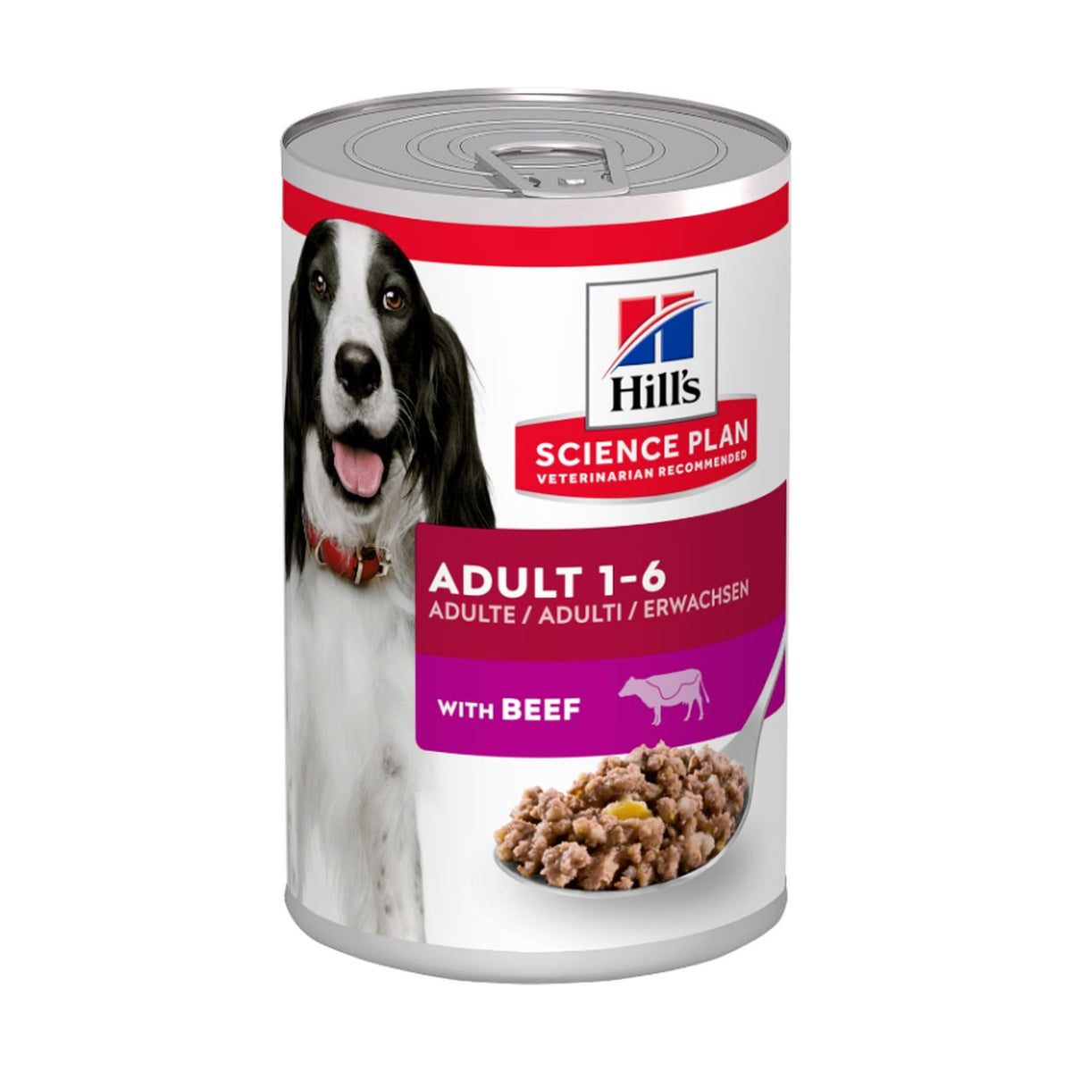Pâtée en Boîte Hill’s Science Plan Chien Adulte au Bœuf (370g)
