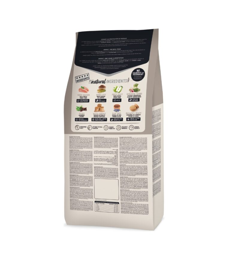 Croquettes Ownat Classic Light Poulet Frais (20kg)